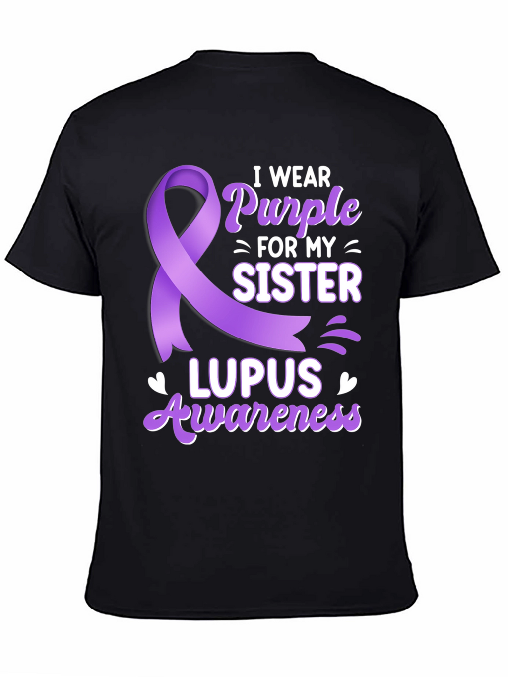 Lupus Awareness T-Shirt - I Wear Purple