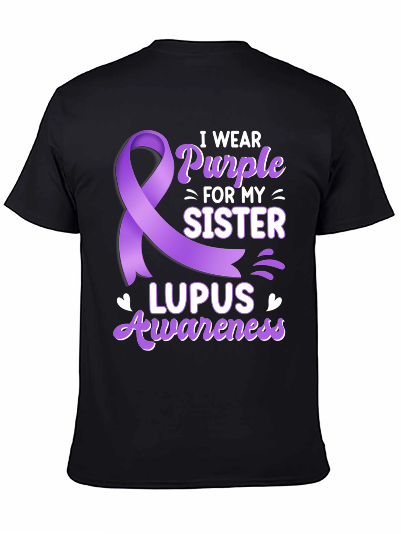 Lupus Awareness T-Shirt - I Wear Purple