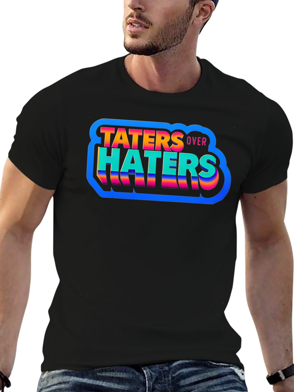 Taters Over Haters Graphic Tee - Trendy Comfort