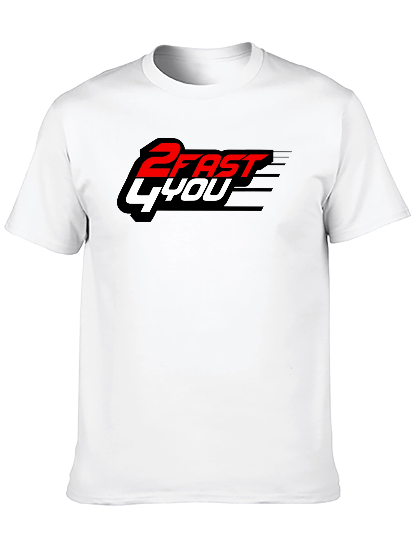 2 Fast 4 You Graphic T-Shirt - Black