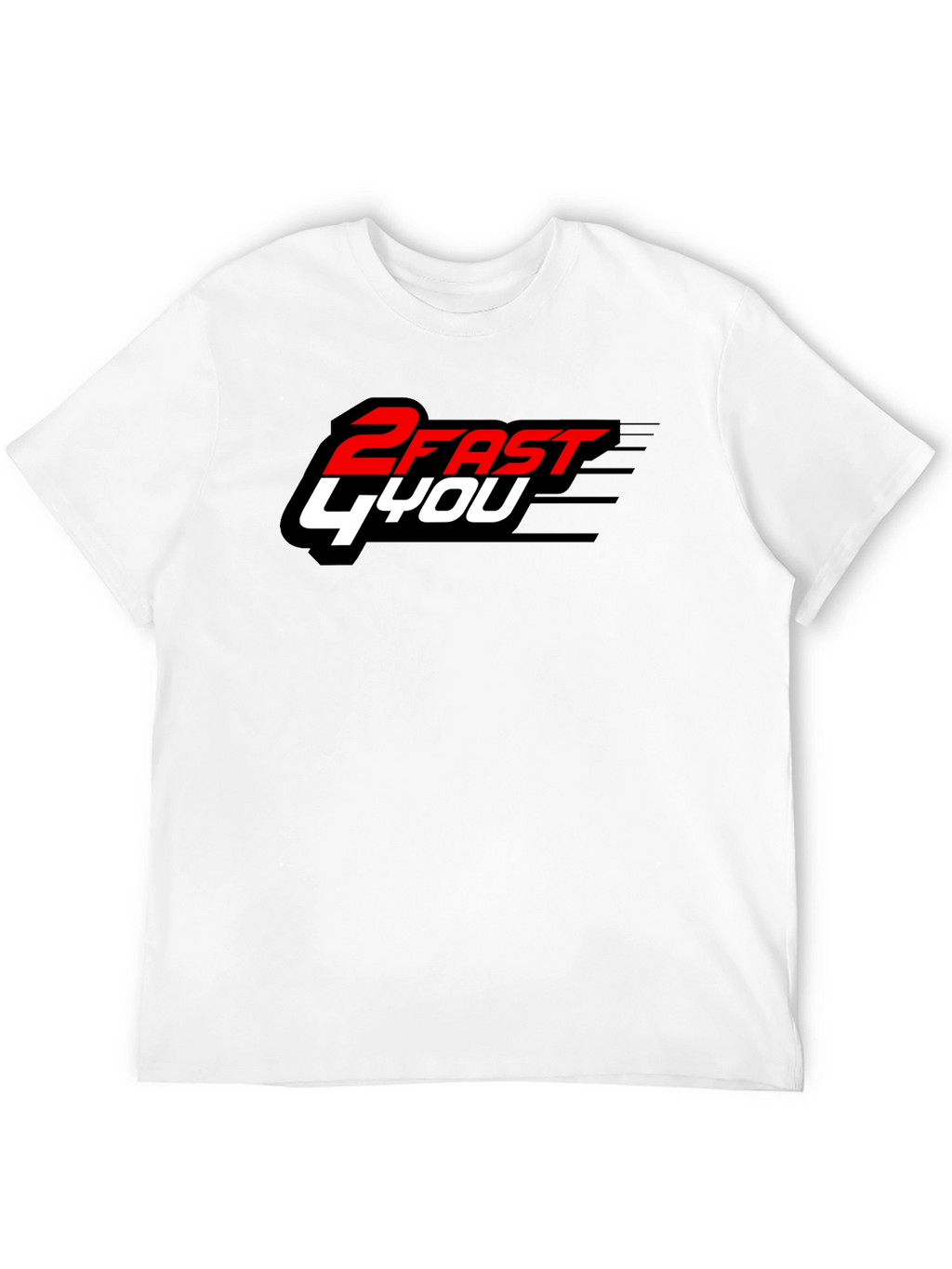 2 Fast 4 You Graphic T-Shirt - Black