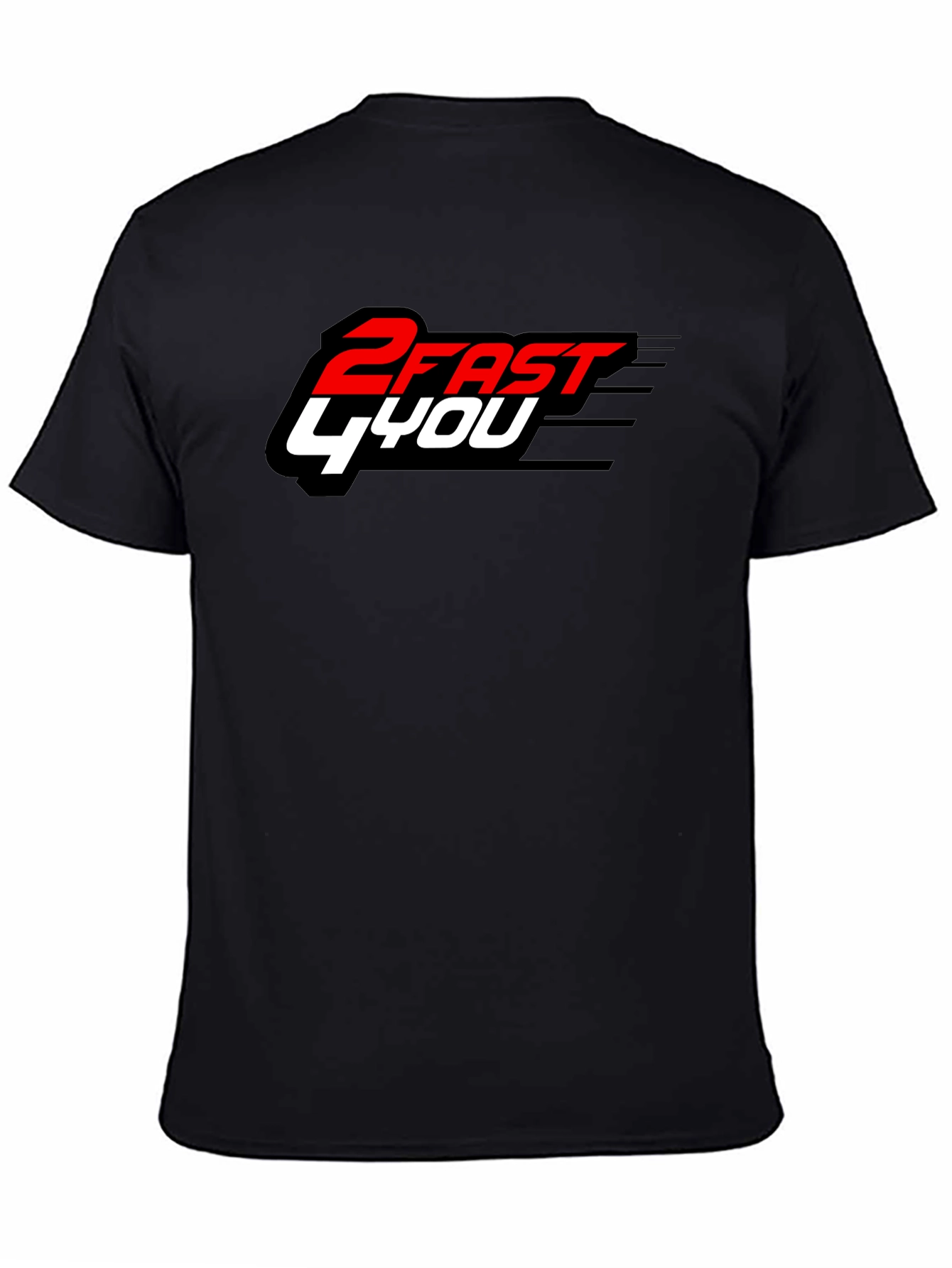 2 Fast 4 You Graphic T-Shirt - Black