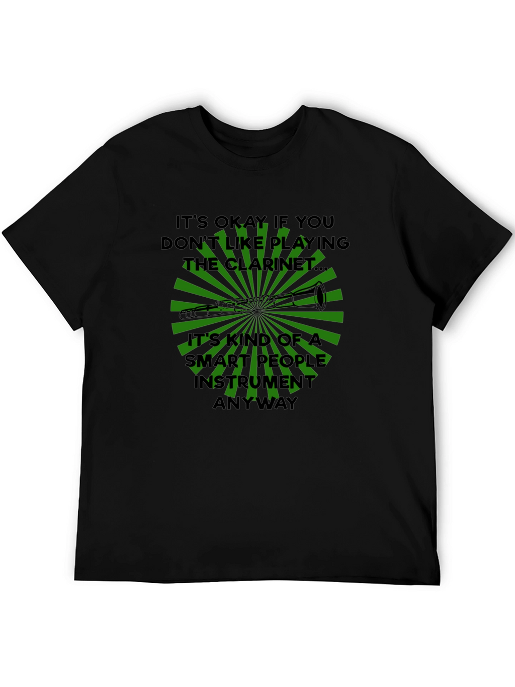 Funny Clarinet Player T-Shirt - Smart People Instrument