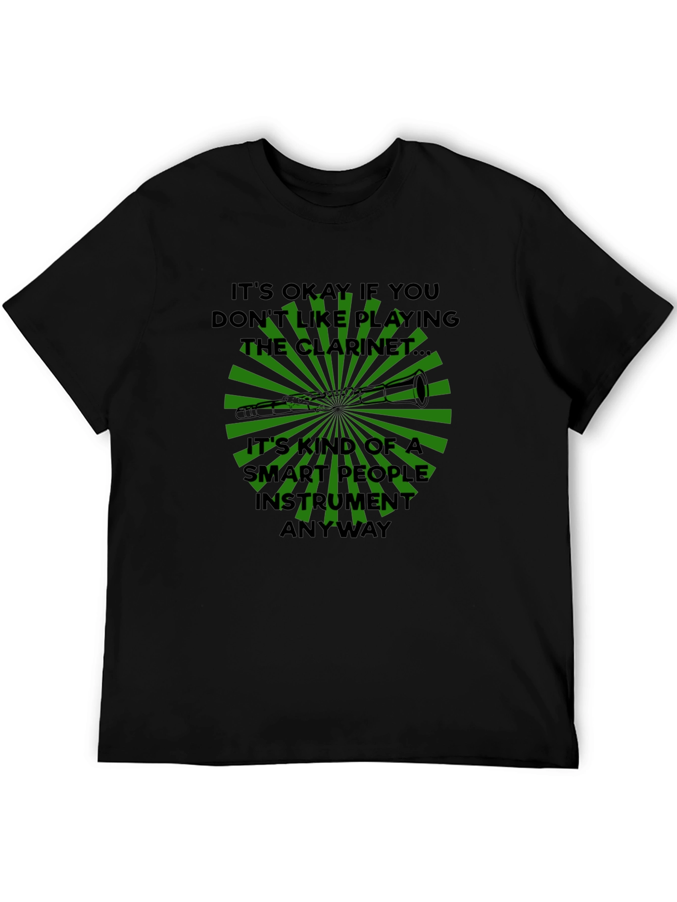 Funny Clarinet Player T-Shirt - Smart People Instrument