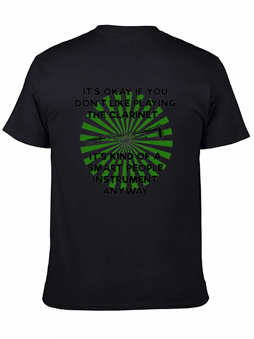 Funny Clarinet Player T-Shirt - Smart People Instrument