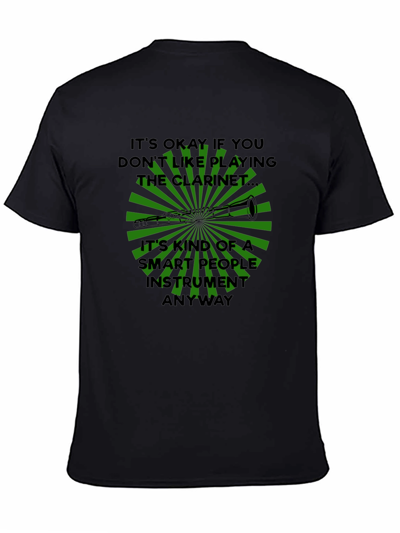 Funny Clarinet Player T-Shirt - Smart People Instrument