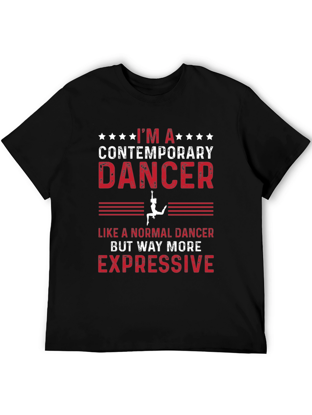 Contemporary Dancer Graphic T-Shirt - Expressive Style
