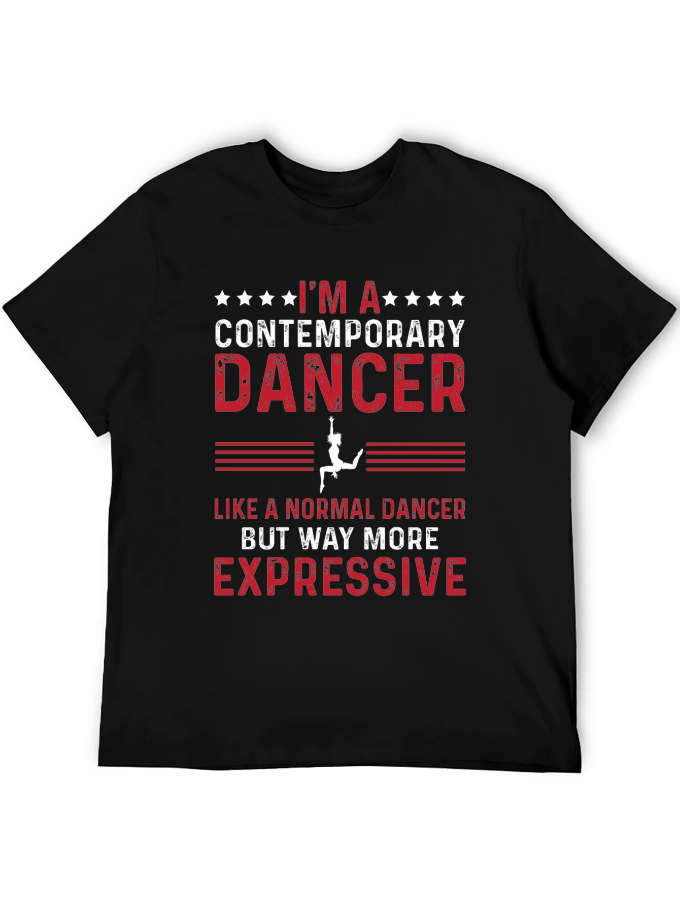 Contemporary Dancer Graphic T-Shirt - Expressive Style