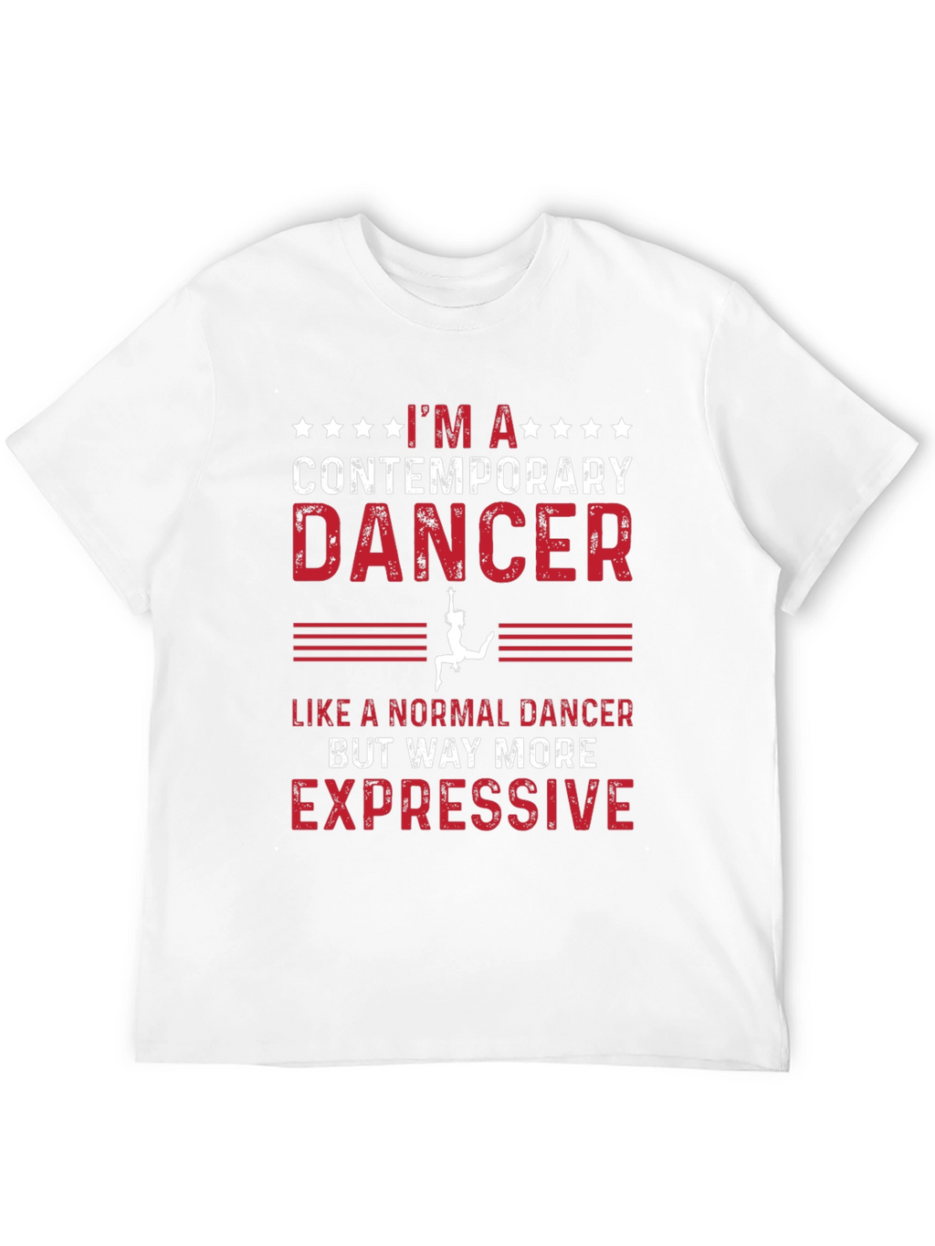 Contemporary Dancer Graphic T-Shirt - Expressive Style