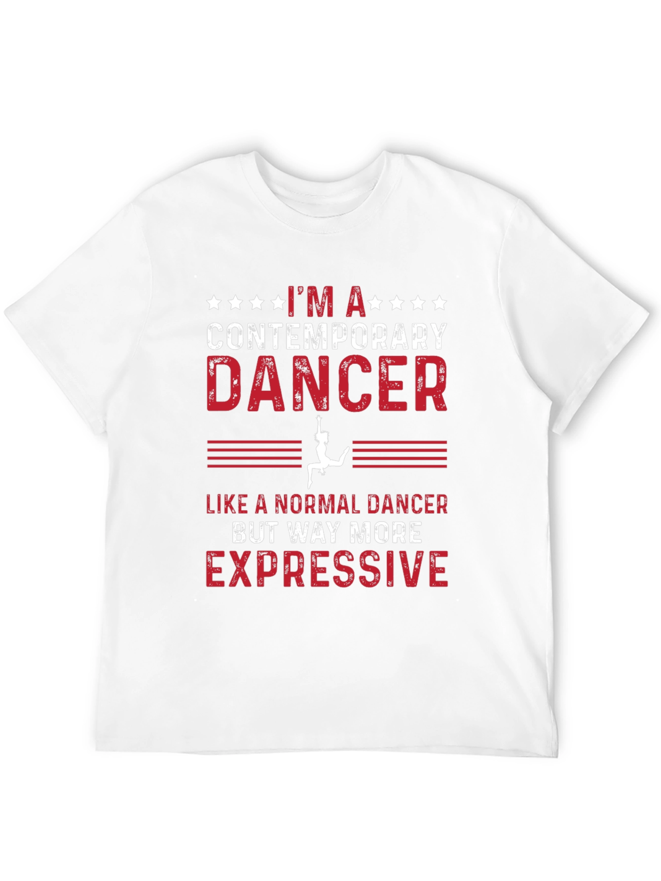 Contemporary Dancer Graphic T-Shirt - Expressive Style
