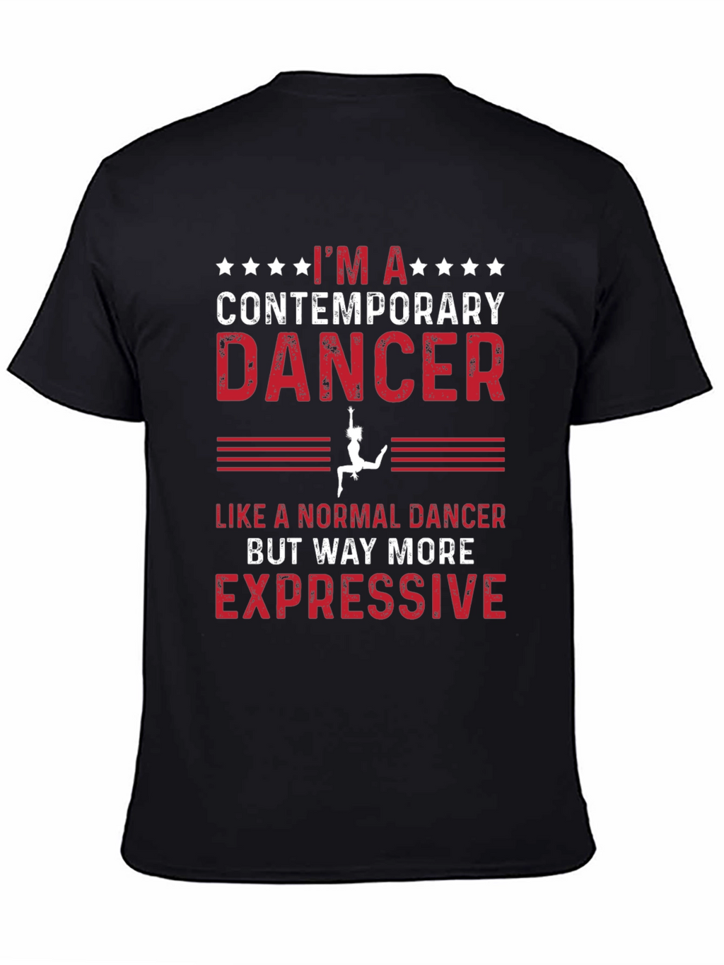 Contemporary Dancer Graphic T-Shirt - Expressive Style