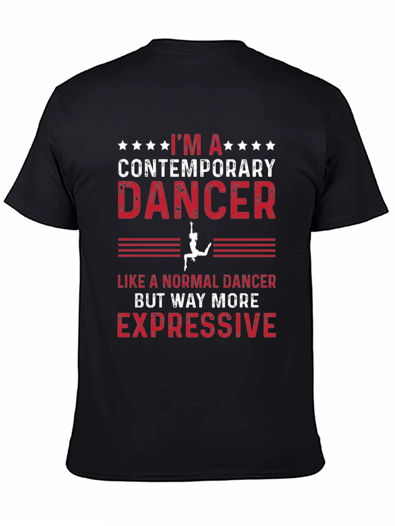 Contemporary Dancer Graphic T-Shirt - Expressive Style