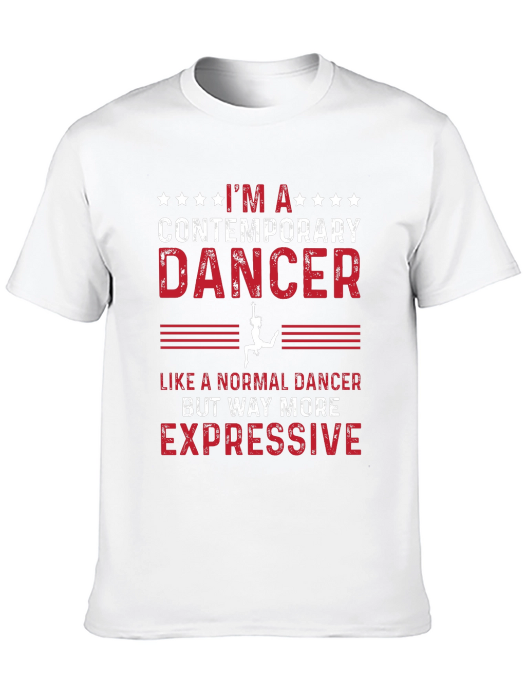 Contemporary Dancer Graphic T-Shirt - Expressive Style