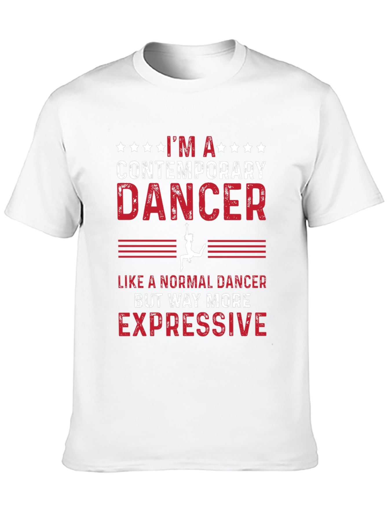 Contemporary Dancer Graphic T-Shirt - Expressive Style