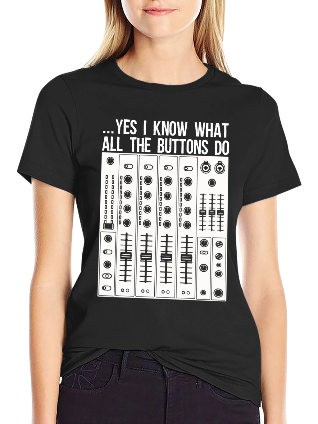 DJ Mixer T-Shirt - Know All The Buttons Tee