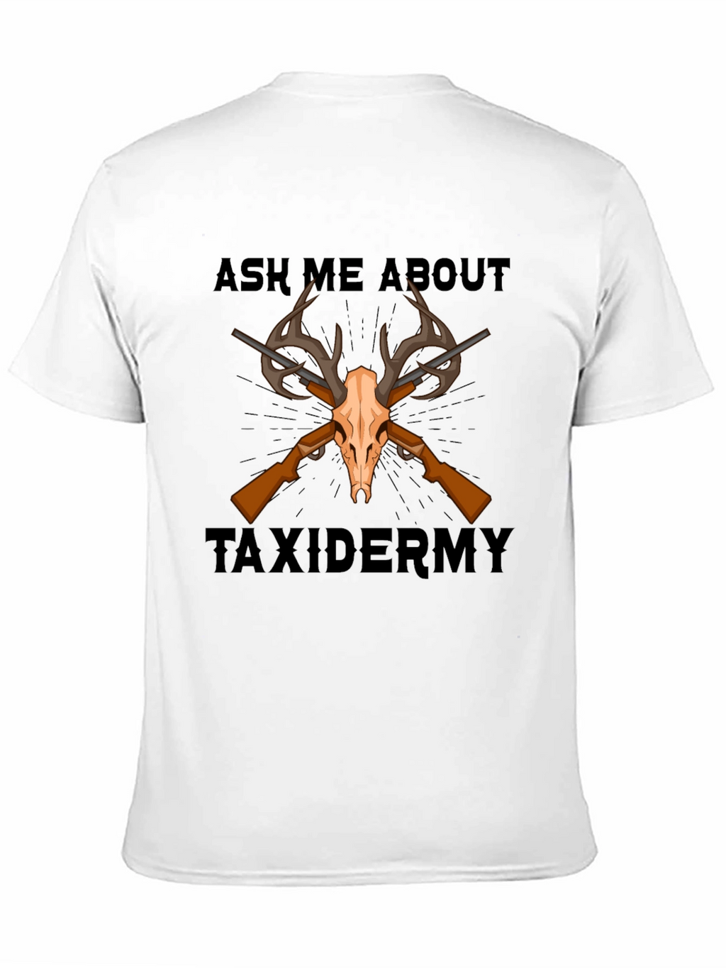 Taxidermy Skull and Rifle T-Shirt