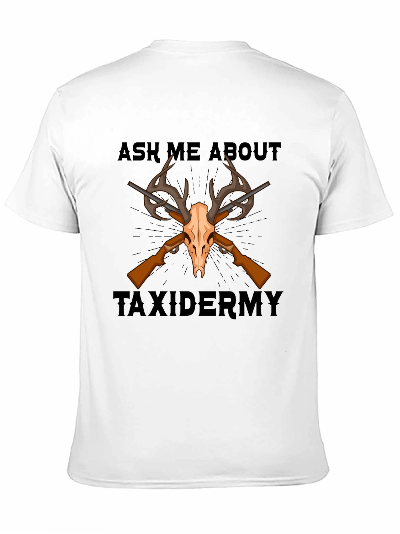 Taxidermy Skull and Rifle T-Shirt