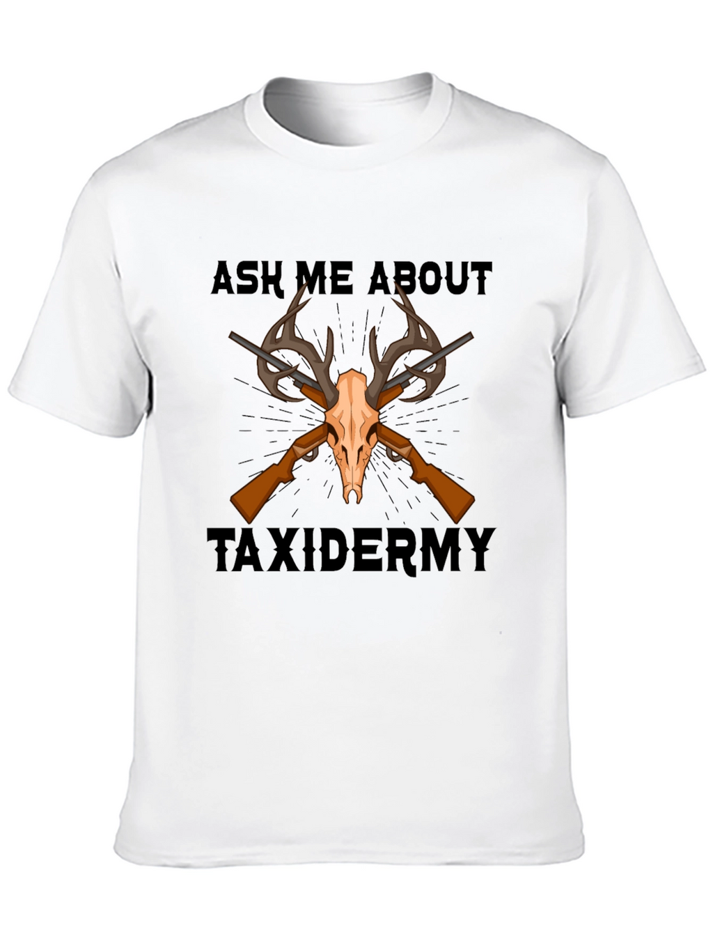 Taxidermy Skull and Rifle T-Shirt