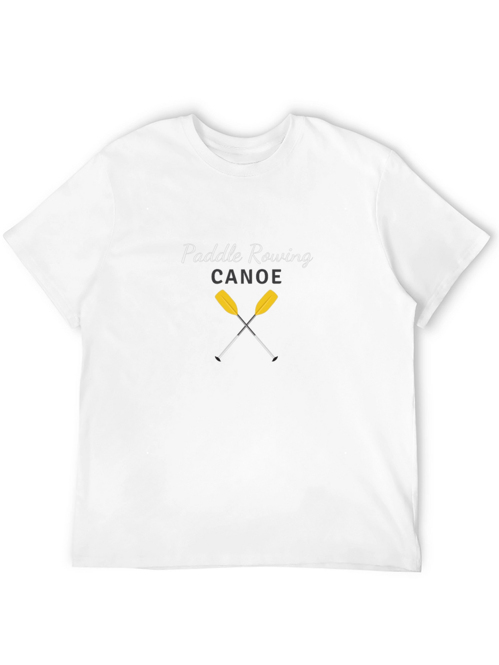 Paddle Row Canoe Graphic Tee - Outdoor Adventure