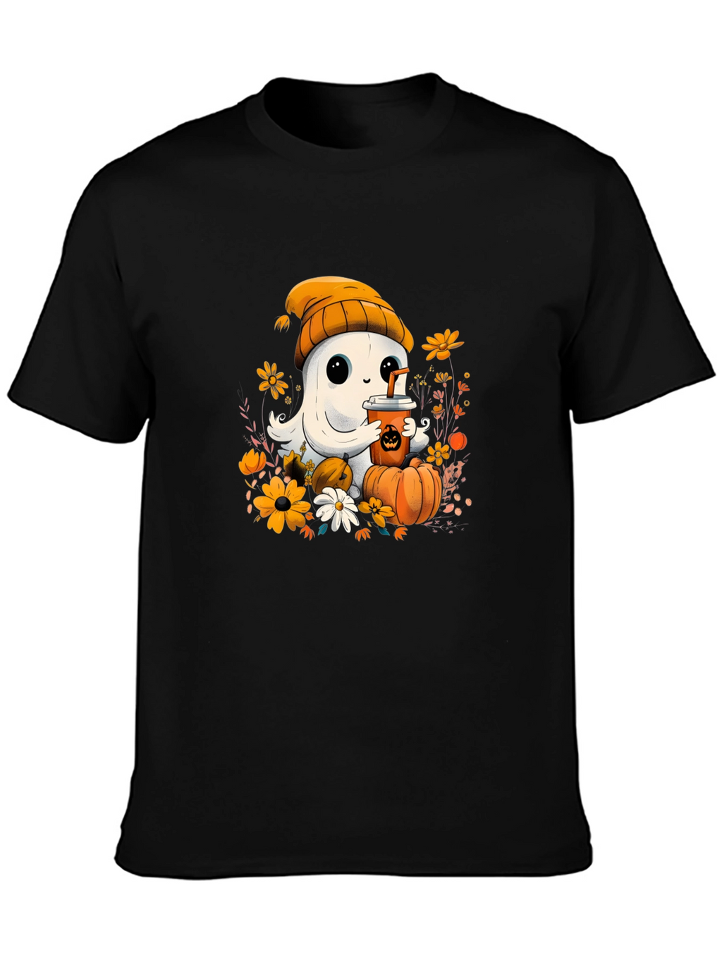 Cute Ghost Halloween Graphic Tee