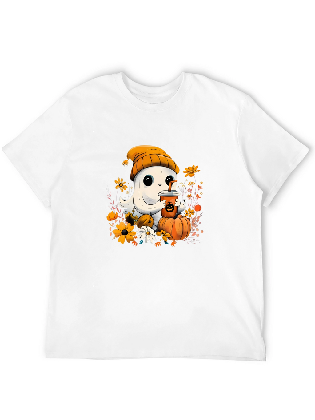 Cute Ghost Halloween Graphic Tee