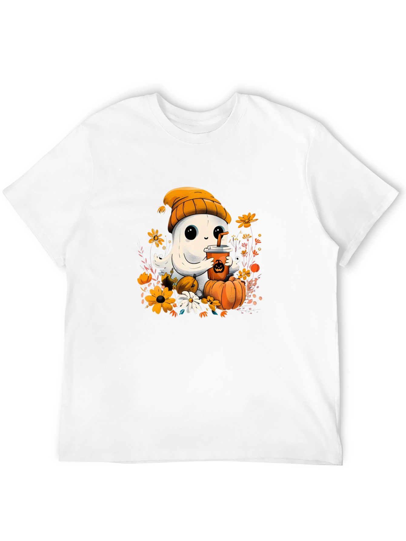 Cute Ghost Halloween Graphic Tee