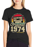 Original 1974 Aged to Perfection Graphic T-Shirt