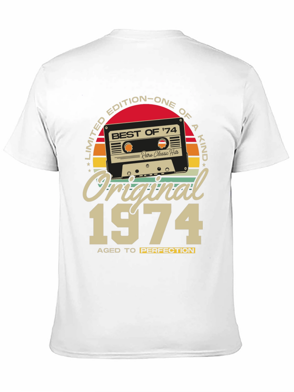 Original 1974 Aged to Perfection Graphic T-Shirt