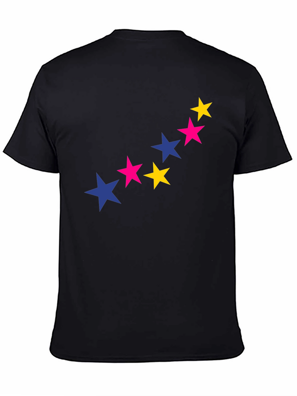Starry Graphic Tee - Bold & Stylish Black T-Shirt