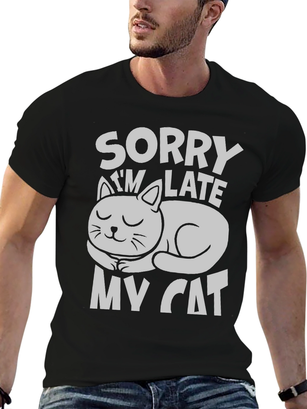 Sorry Im Late My Cat T-Shirt