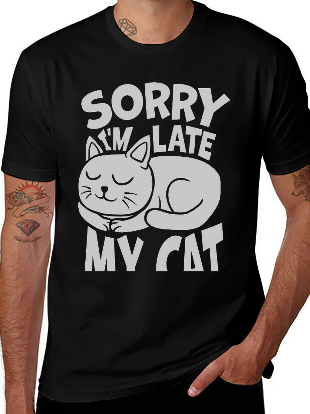 Sorry Im Late My Cat T-Shirt