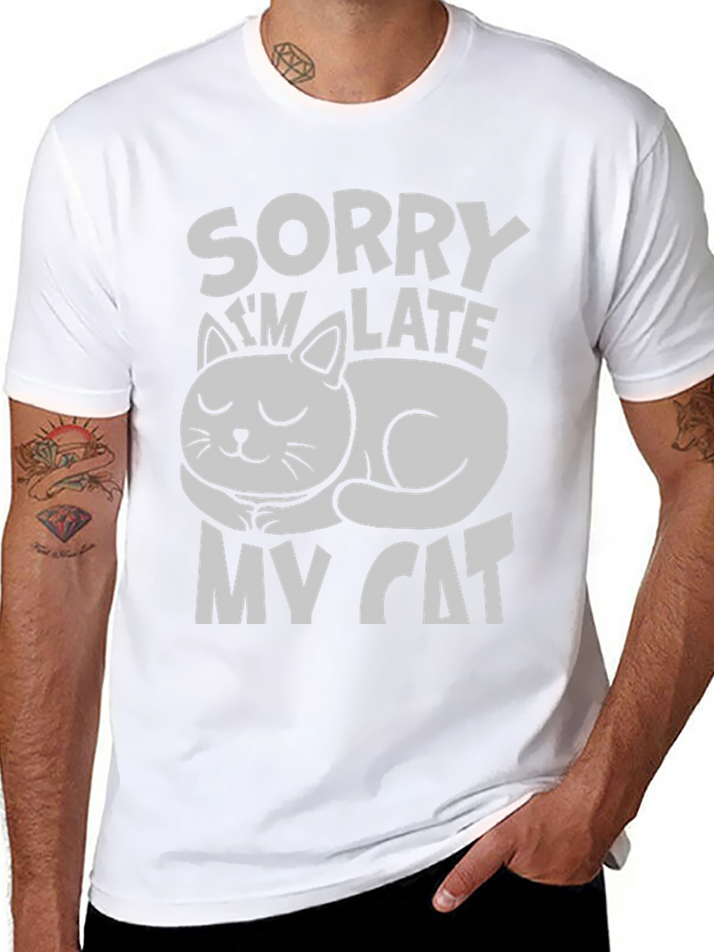 Sorry Im Late My Cat T-Shirt