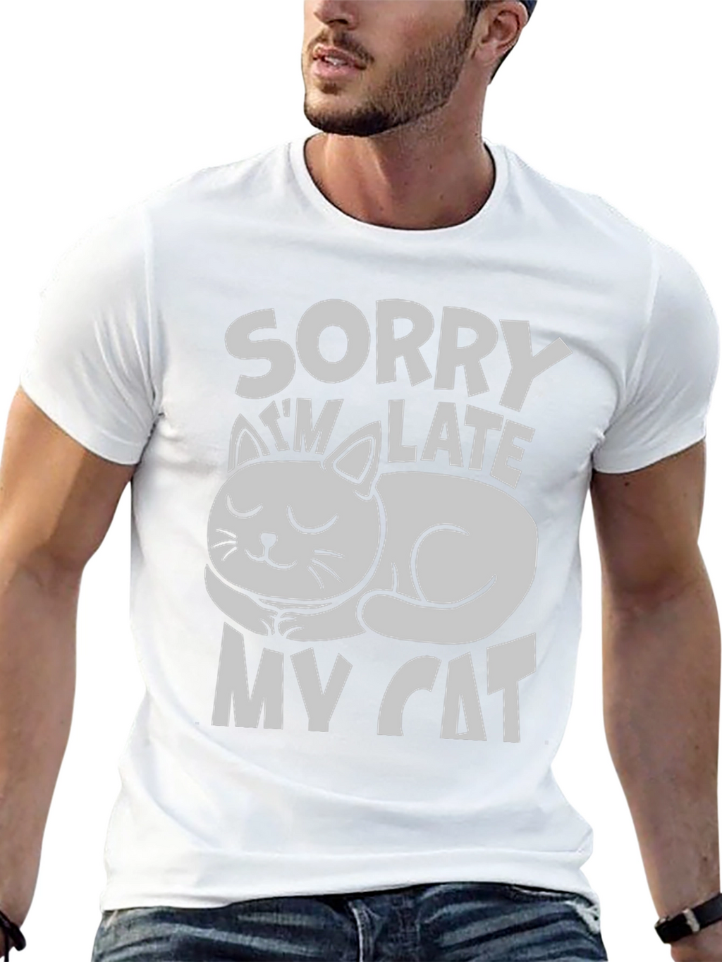 Sorry Im Late My Cat T-Shirt