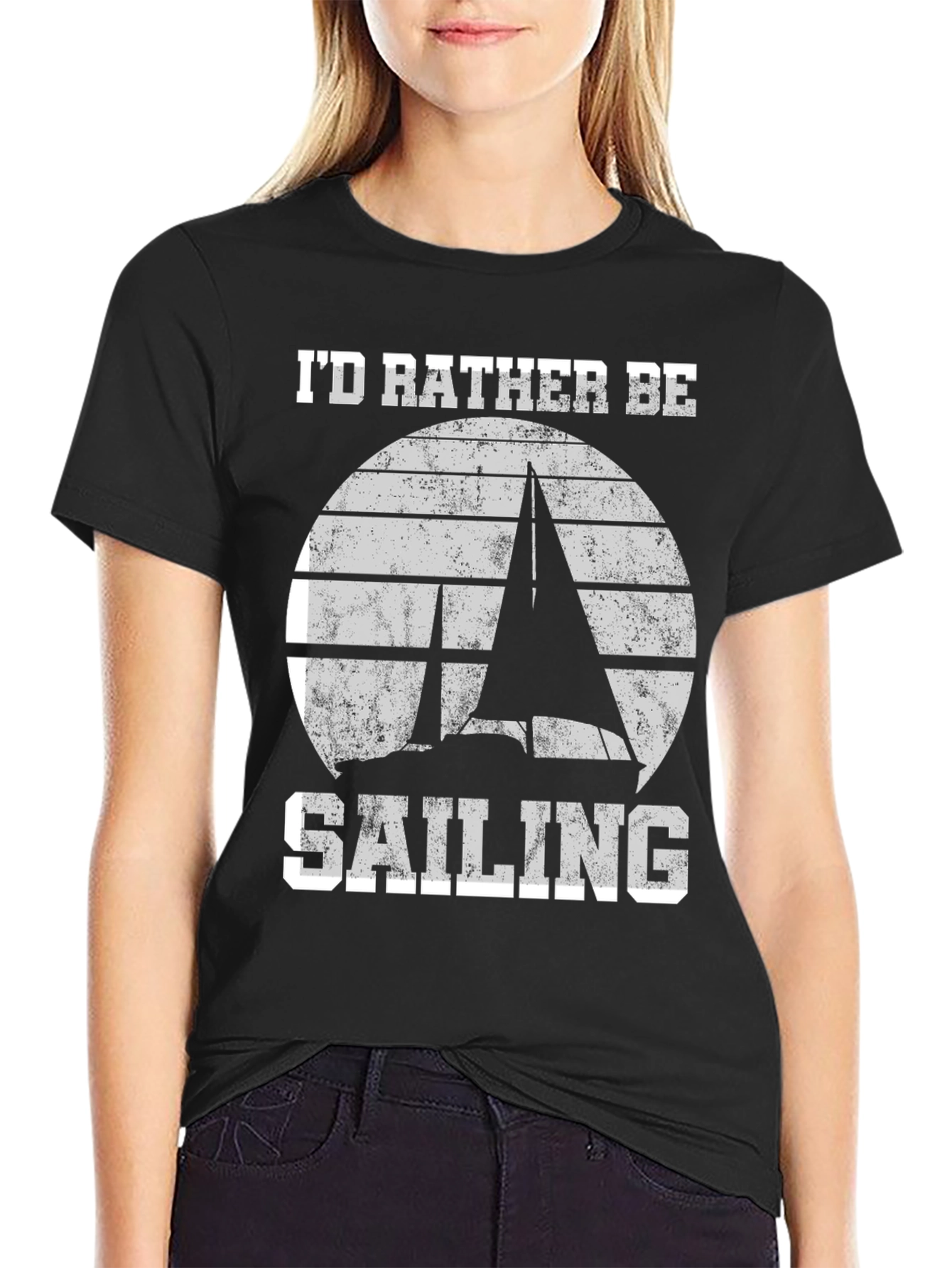 Id Rather Be Sailing T-Shirt