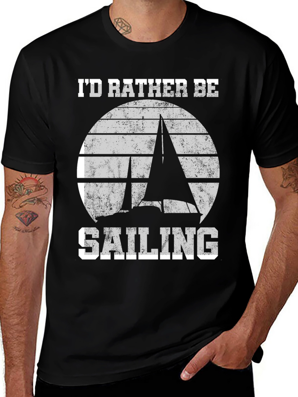Id Rather Be Sailing T-Shirt