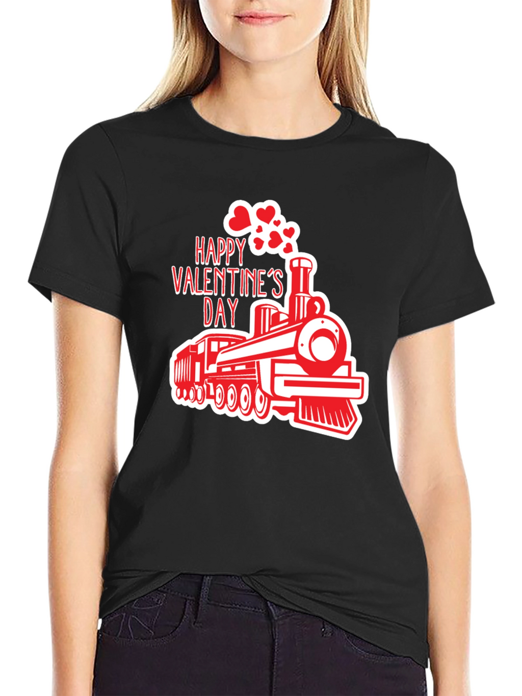 Valentines Day Train T-Shirt