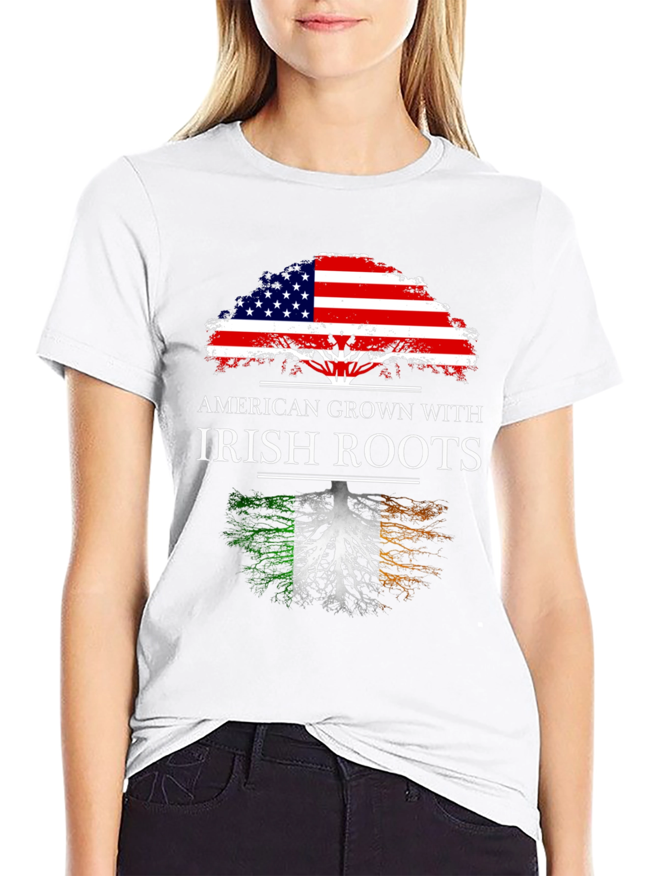 American Grown with Irish Roots T-Shirt