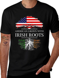 American Grown with Irish Roots T-Shirt