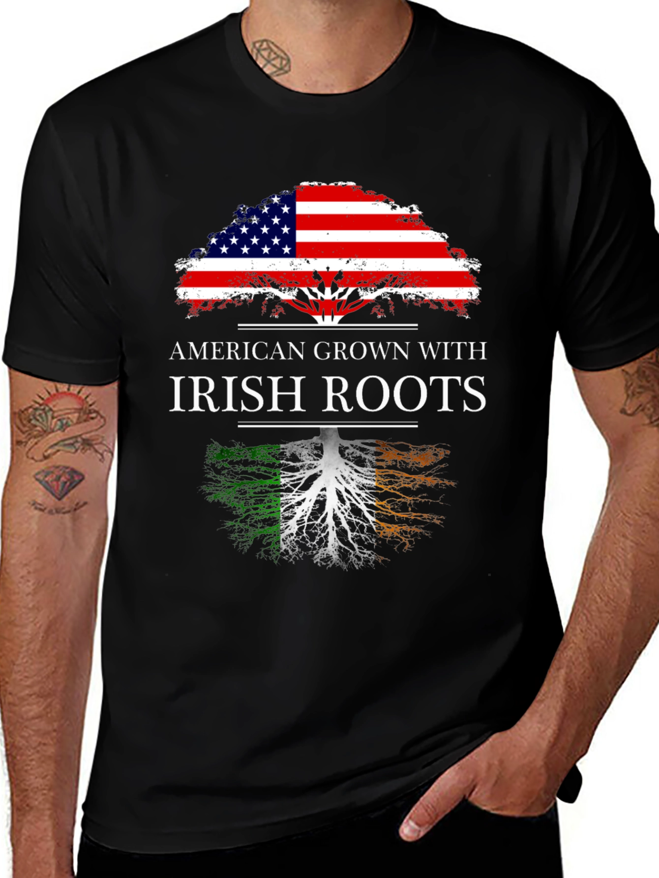 American Grown with Irish Roots T-Shirt
