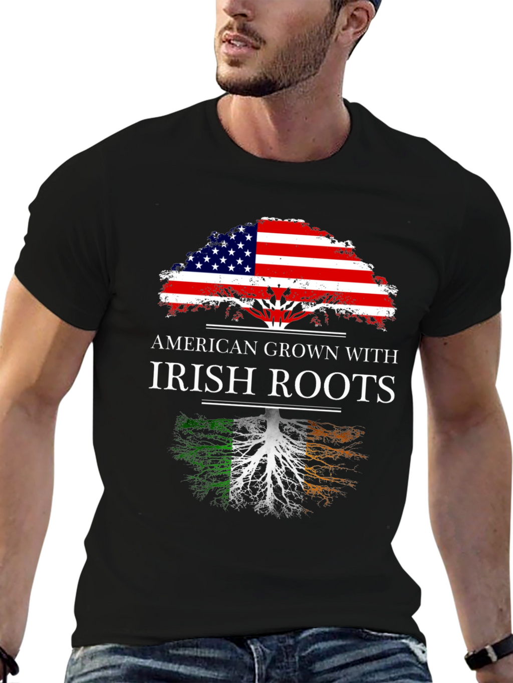 American Grown with Irish Roots T-Shirt