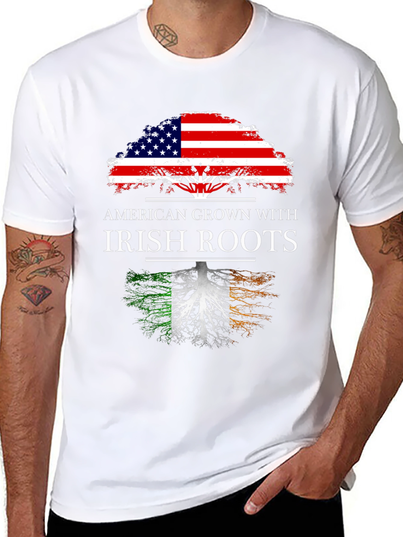 American Grown with Irish Roots T-Shirt