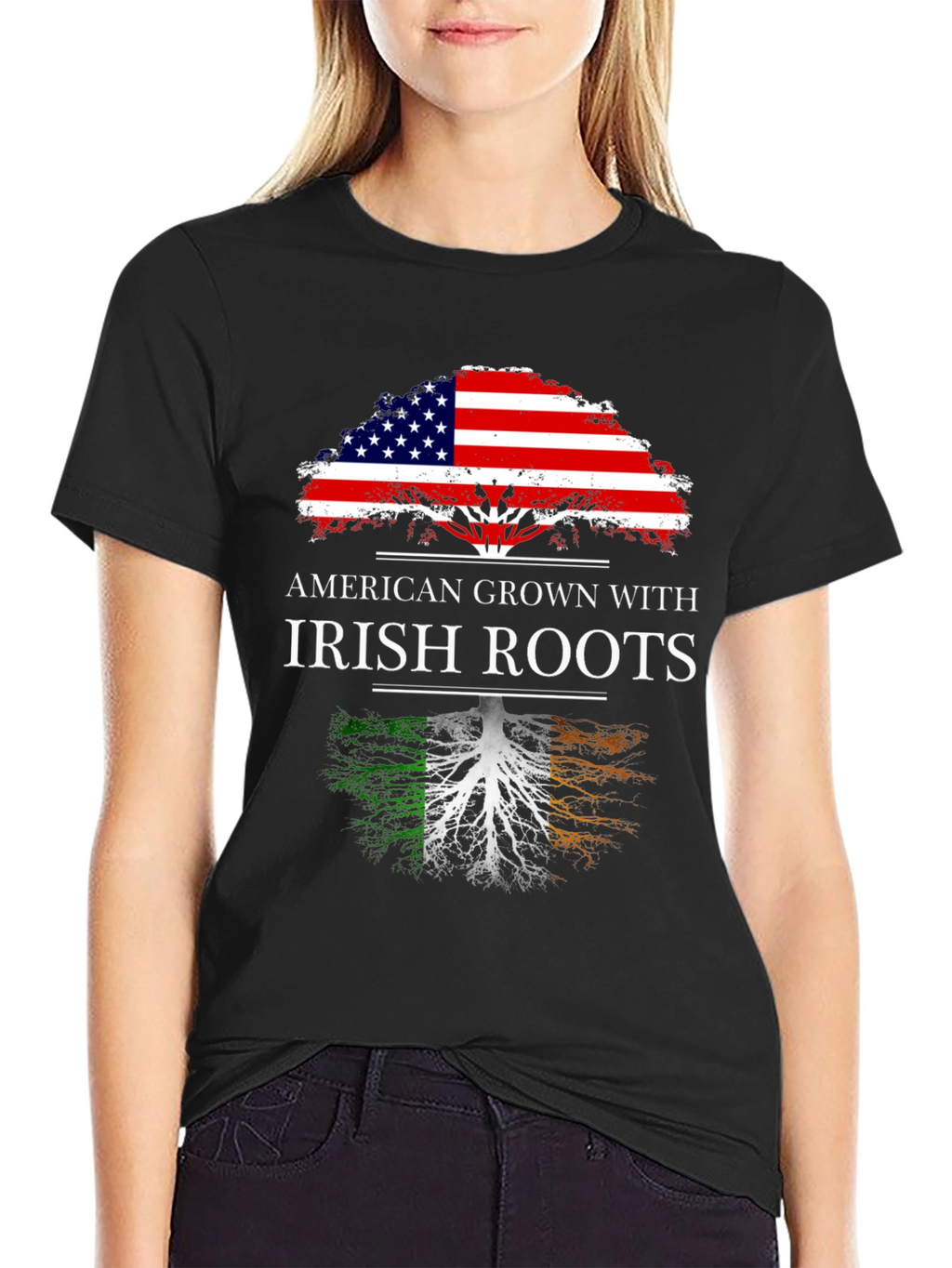 American Grown with Irish Roots T-Shirt