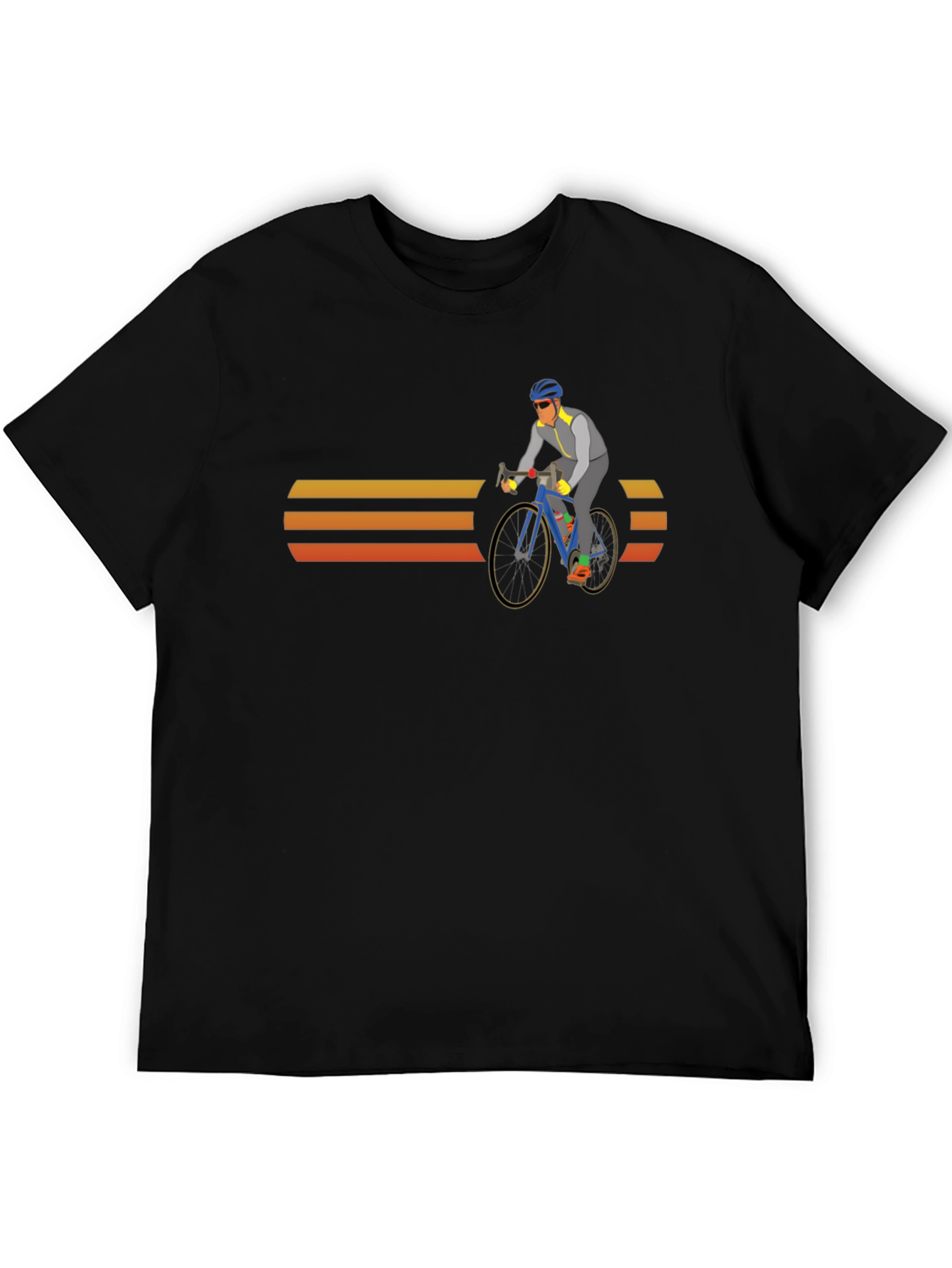 Retro Cyclist Graphic T-Shirt