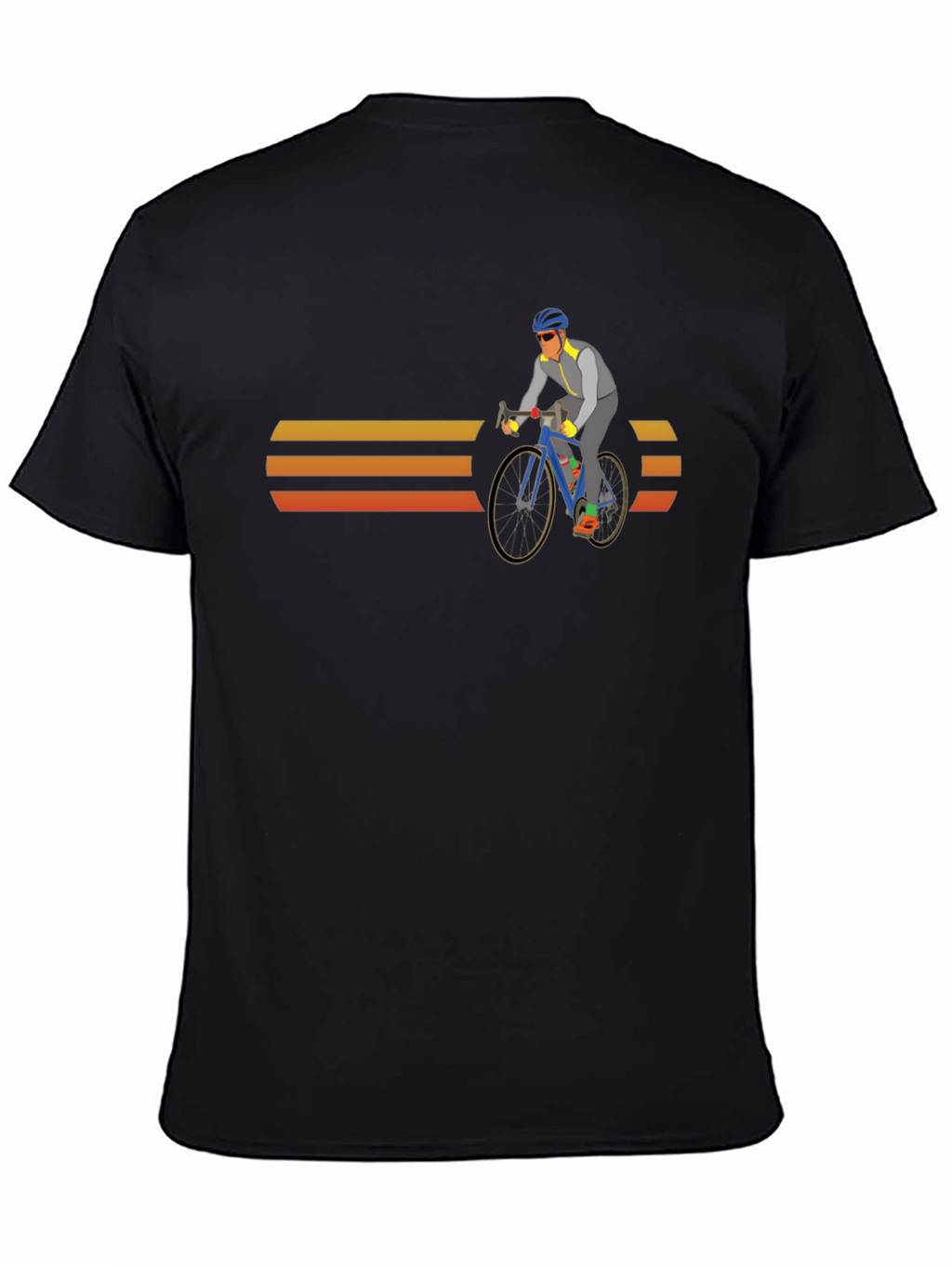 Retro Cyclist Graphic T-Shirt