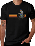 Retro Cyclist Graphic T-Shirt