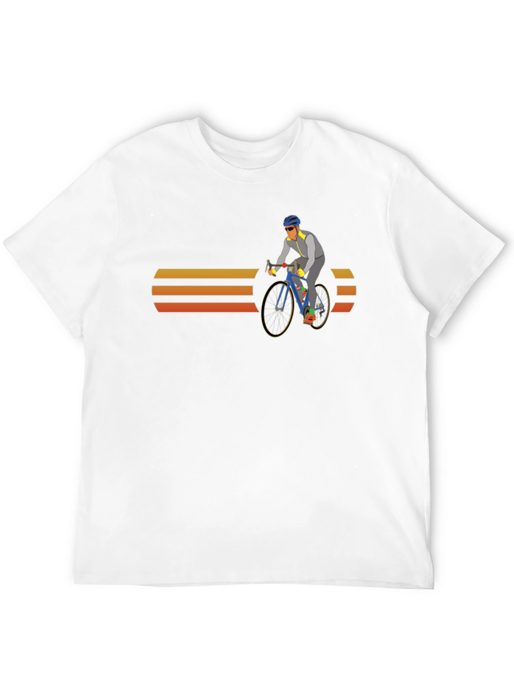 Retro Cyclist Graphic T-Shirt