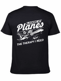 Looking at Planes T-Shirt | Aviation Therapy