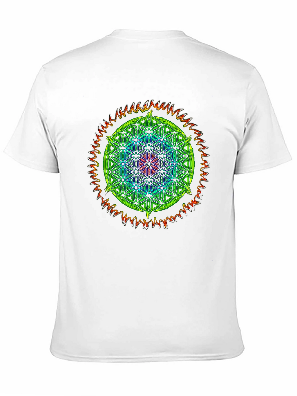 Psychedelic Flower of Life Graphic Tee