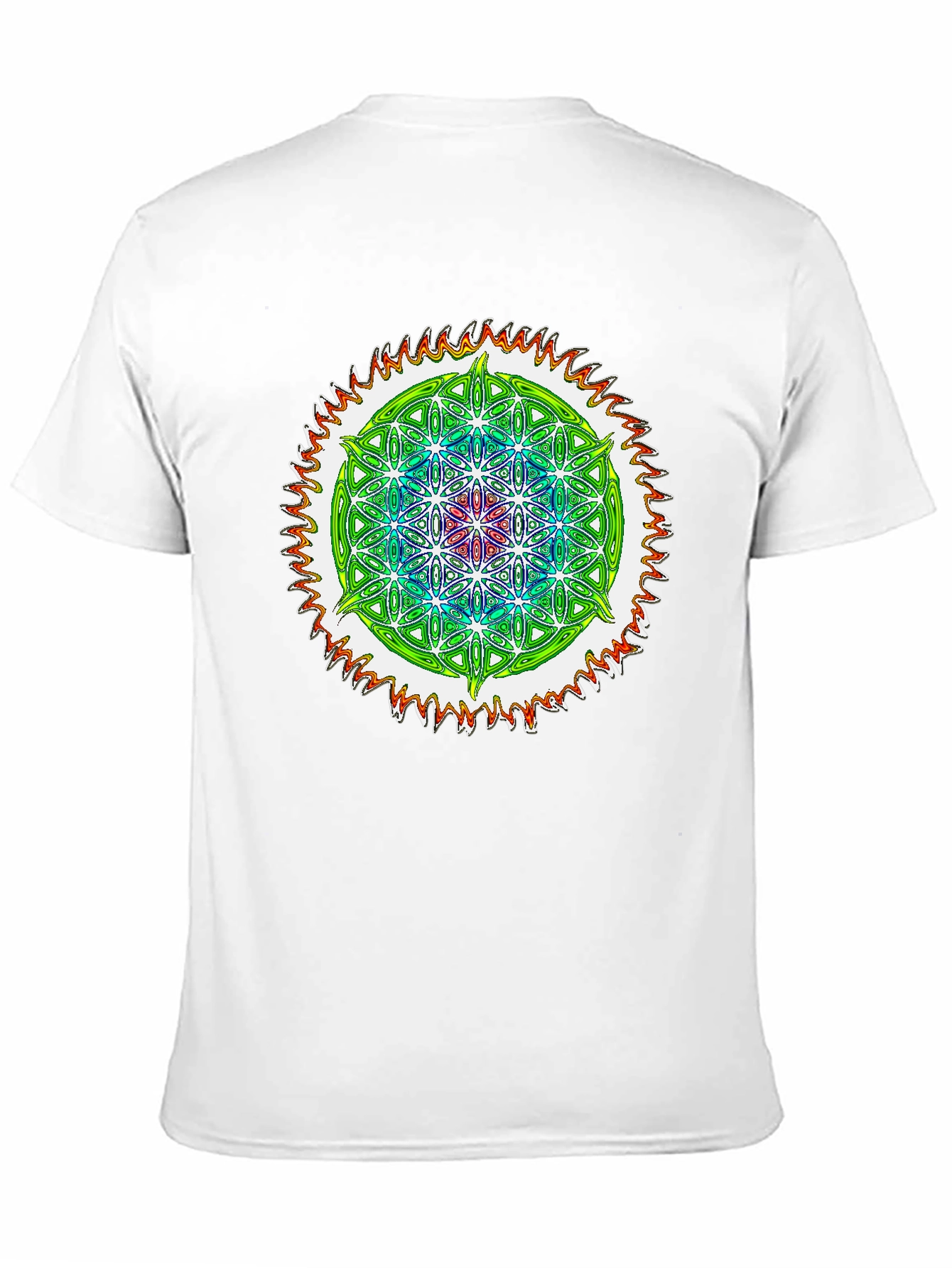 Psychedelic Flower of Life Graphic Tee