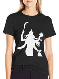Kali Graphic Tee - Black Cotton T-Shirt